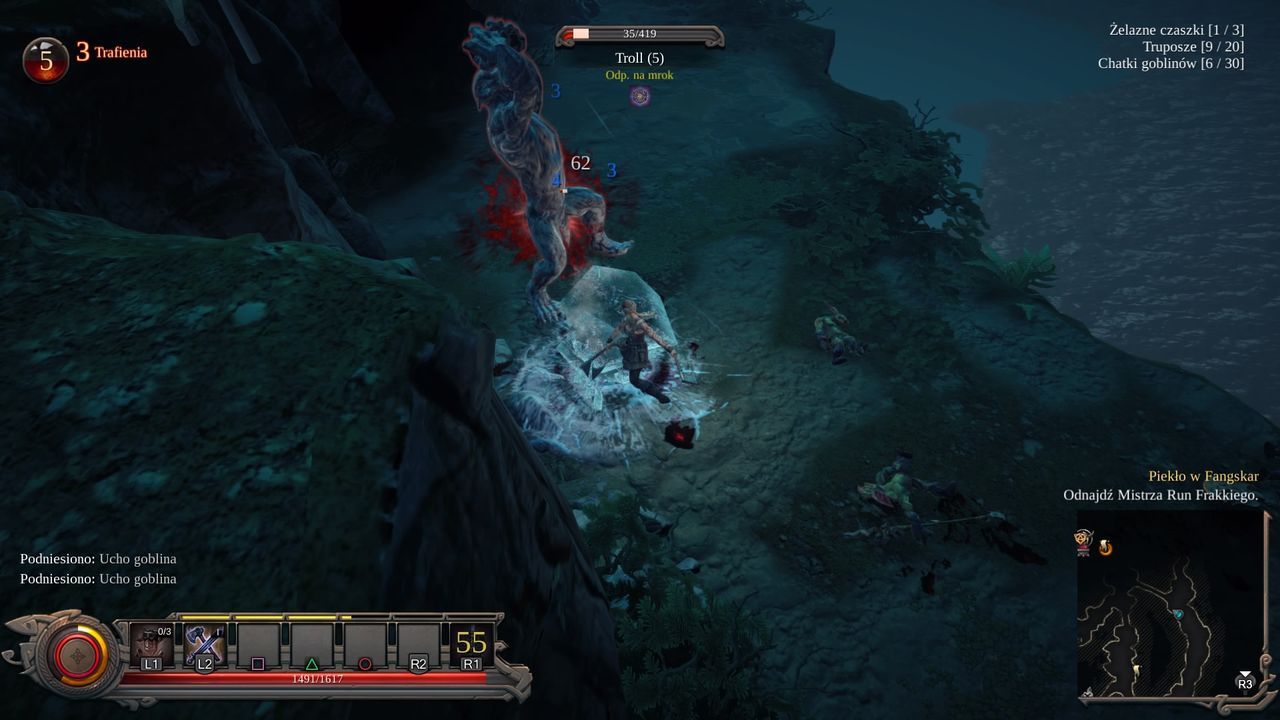 Vikings: Wolves of Midgard - wojowniczka i troll