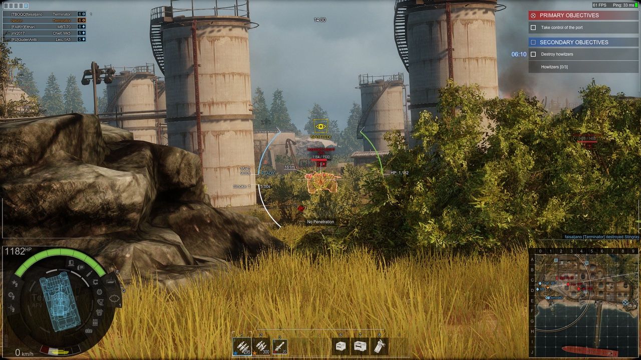 Armored Warfare - zbliżenie na wroga