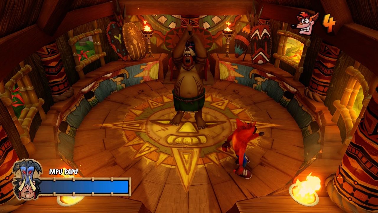 Crash Bandicoot N.Sane Trilogy - walka z bossem