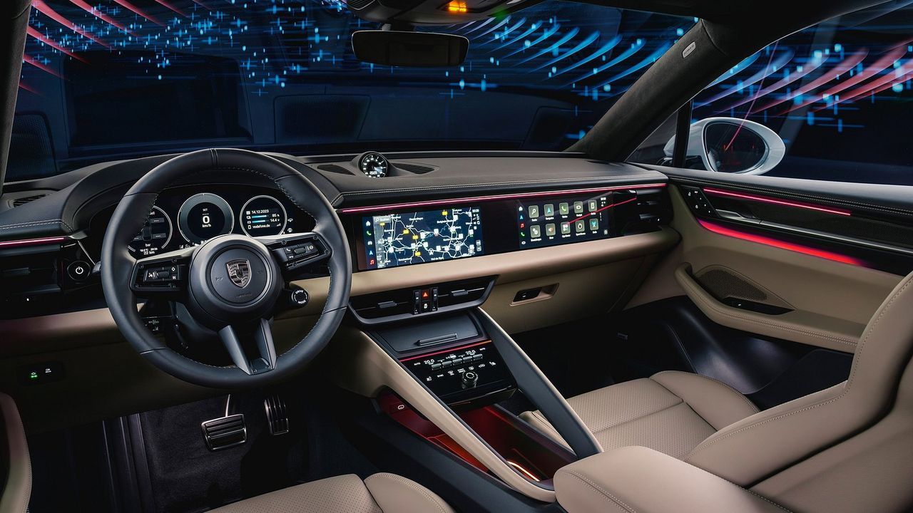 Porshe Macan - kokpit