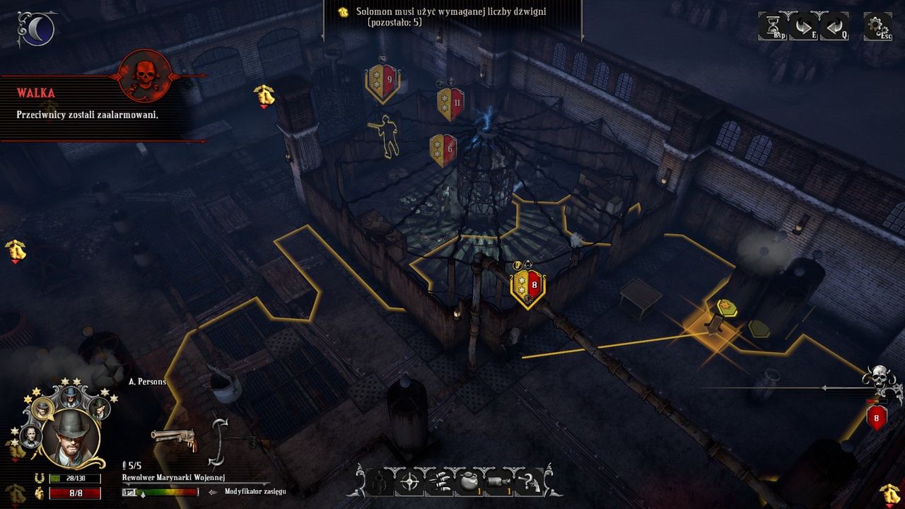 Hard West - zakres ruchu