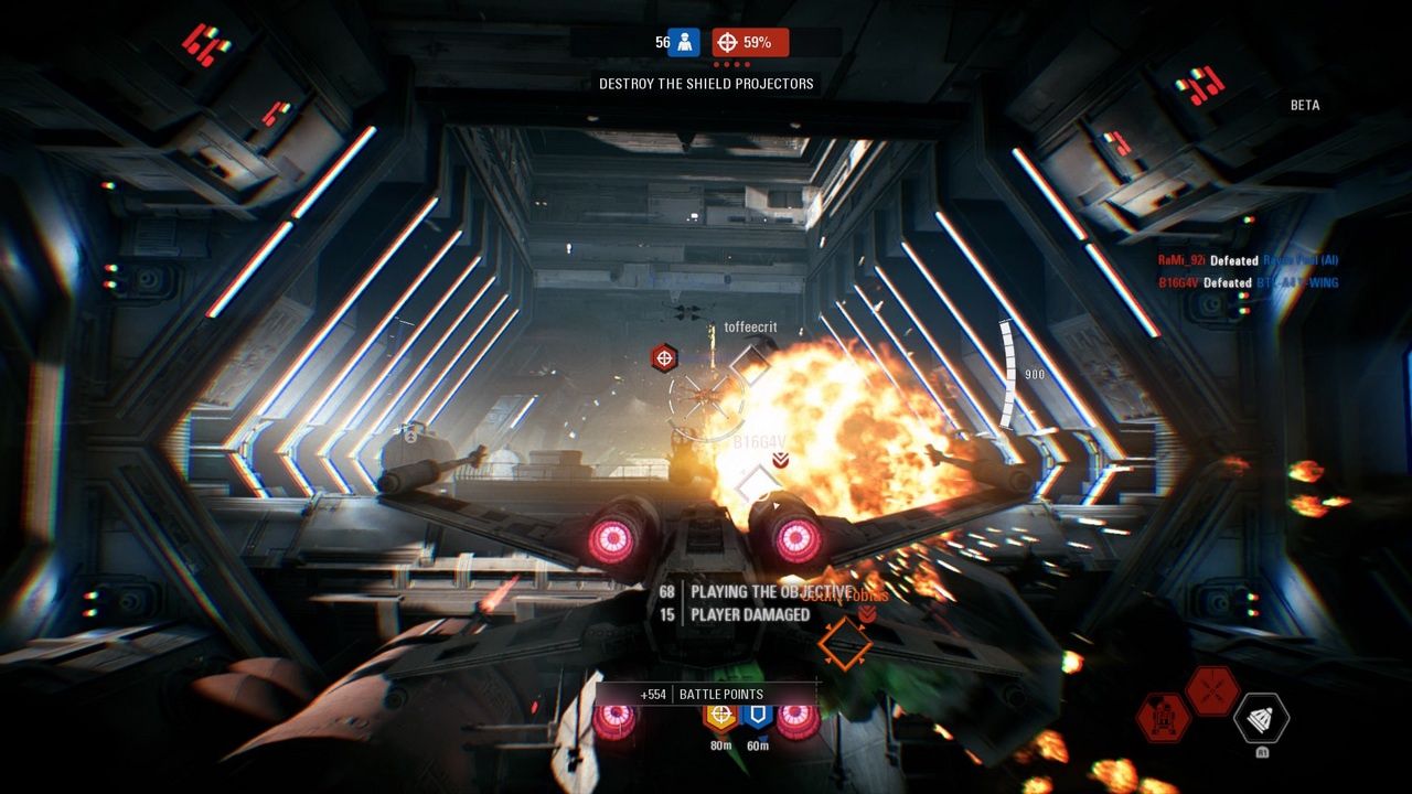Star Wars: Battlefront II - lot wewnątrz statku