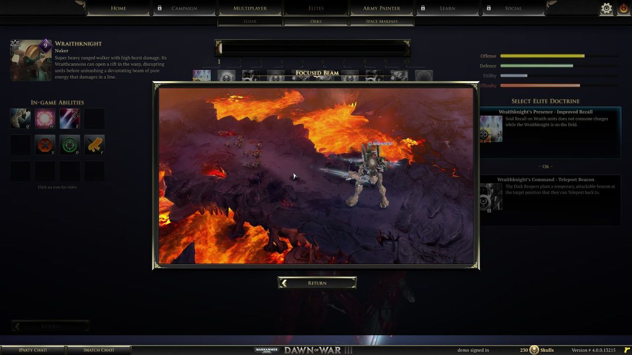 Warhammer 40.000: Dawn of War III - prezentacja zdolności jednostki elitarnej