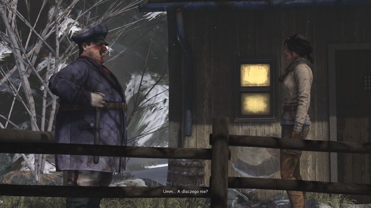 Syberia 3 - rozmowa z policjantem