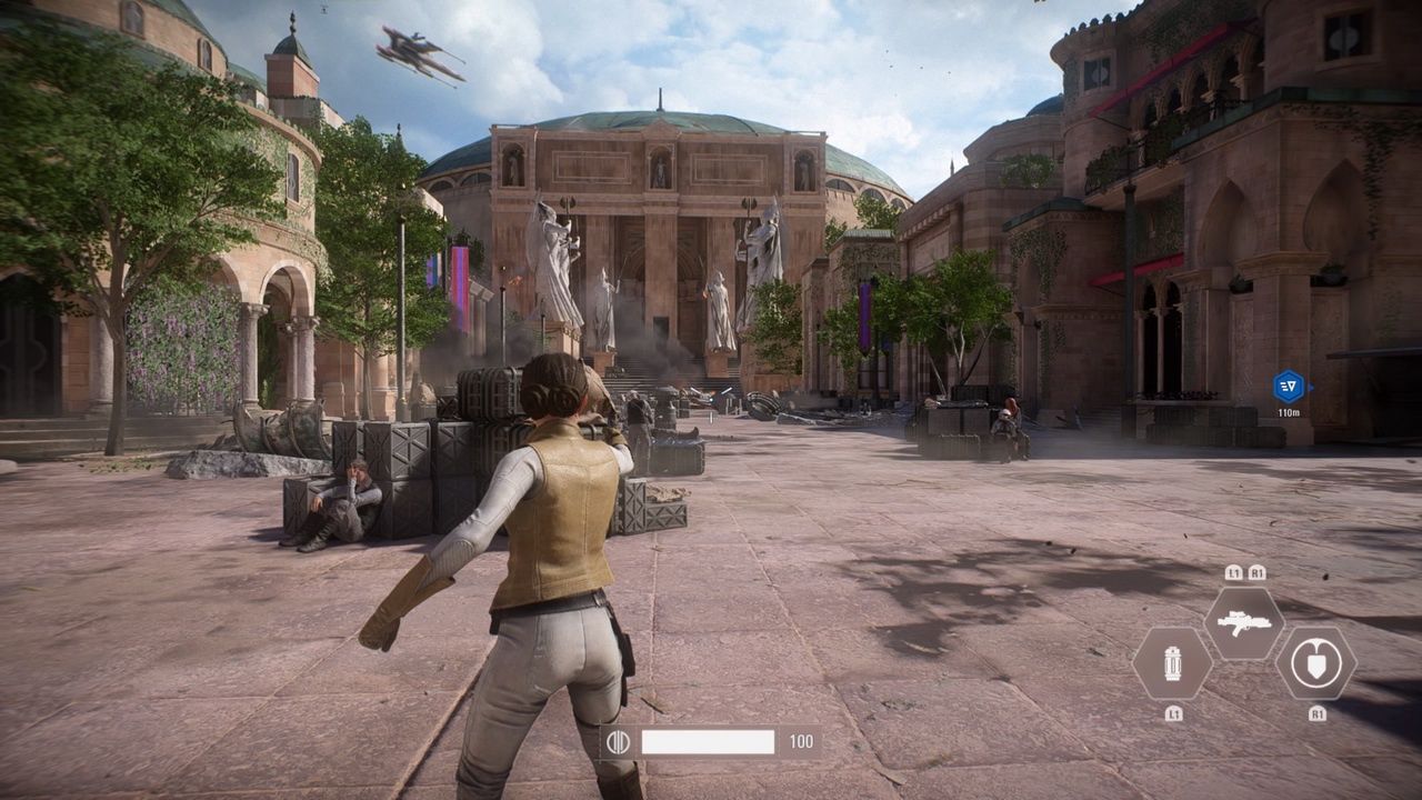 Star Wars: Battlefront II - księżniczka Leia na Naboo