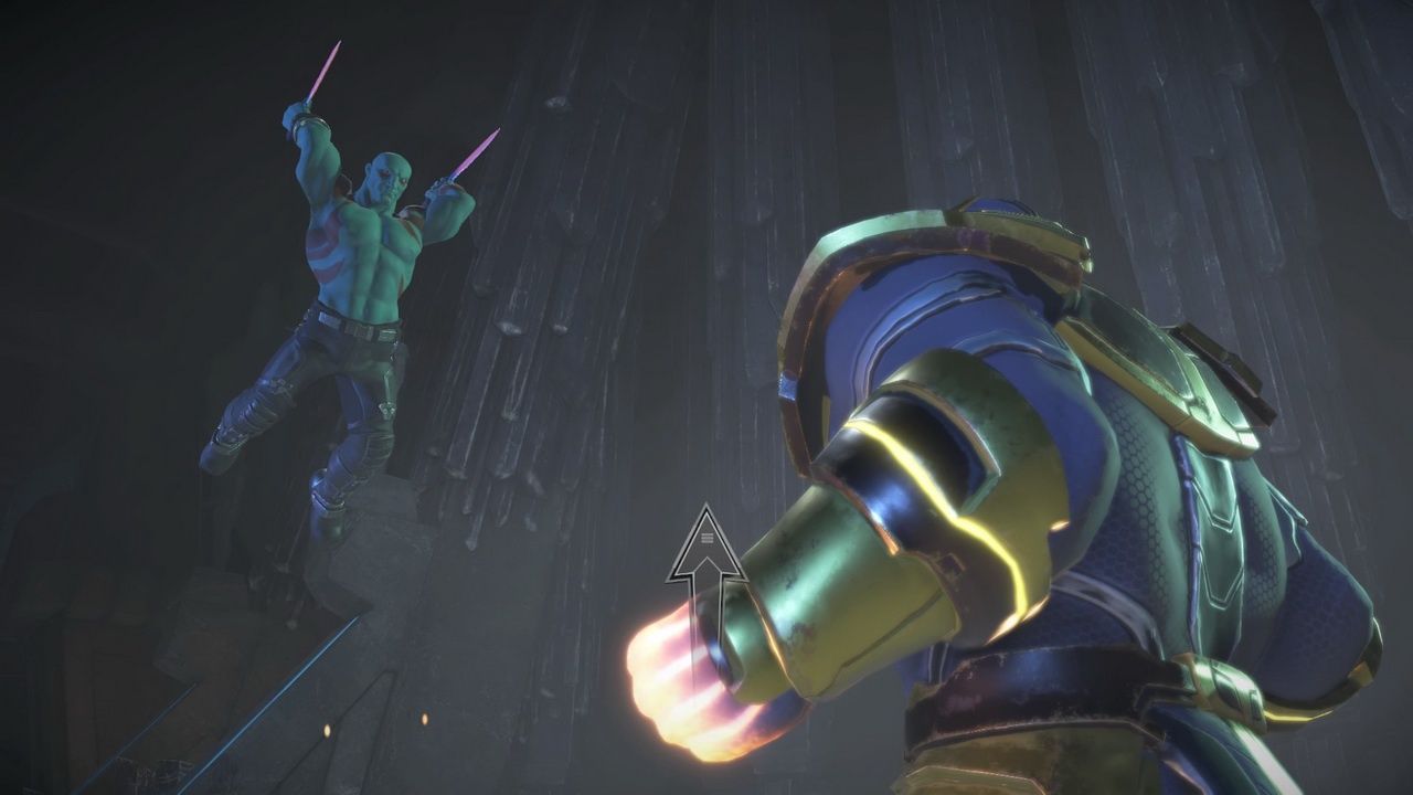 Guardians of the Galaxy - skok Draxa