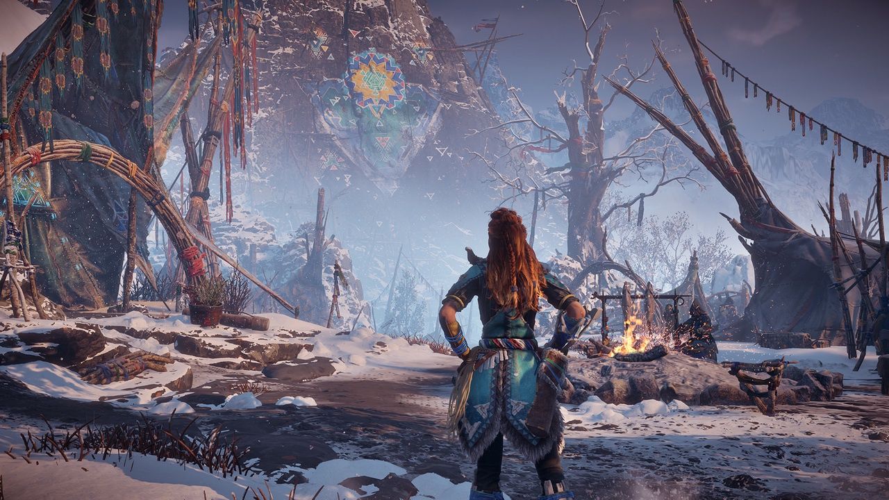Horizon Zero Dawn: The Frozen Wilds - banucka osada