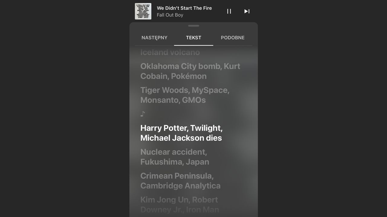 YouTube Music - Live Text