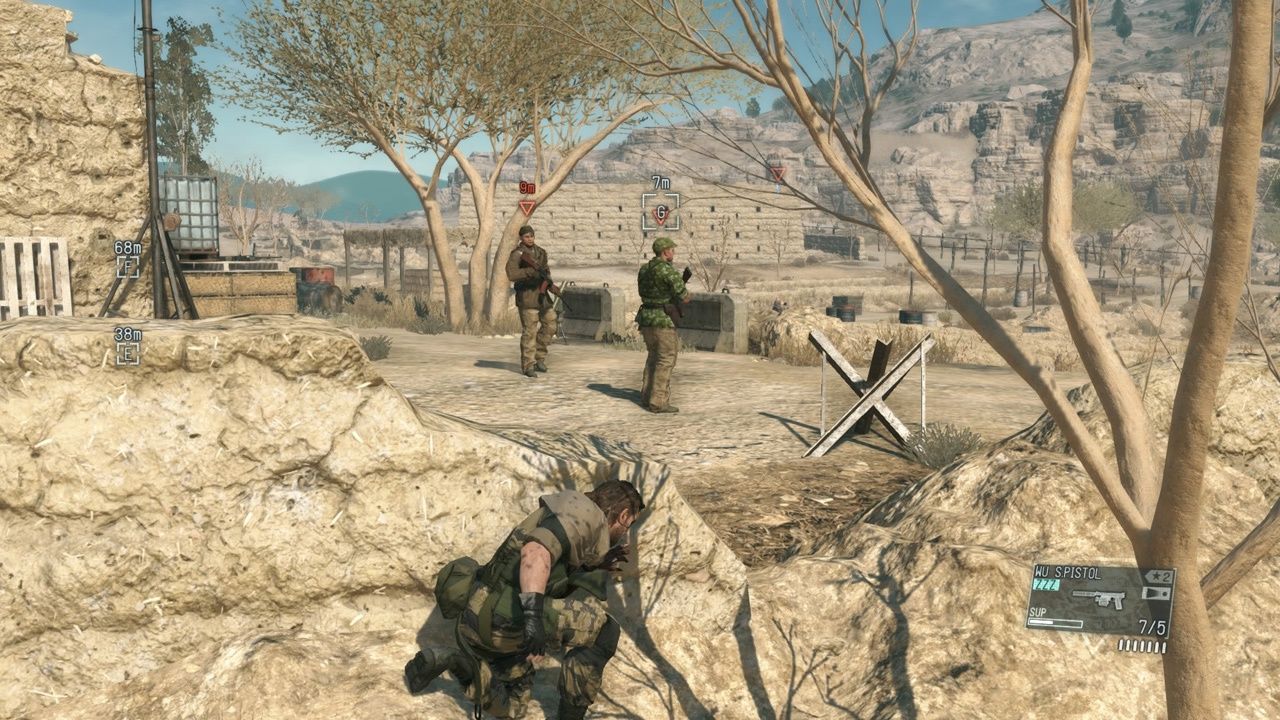 Metal Gear Solid V: Phantom Pain skradanie