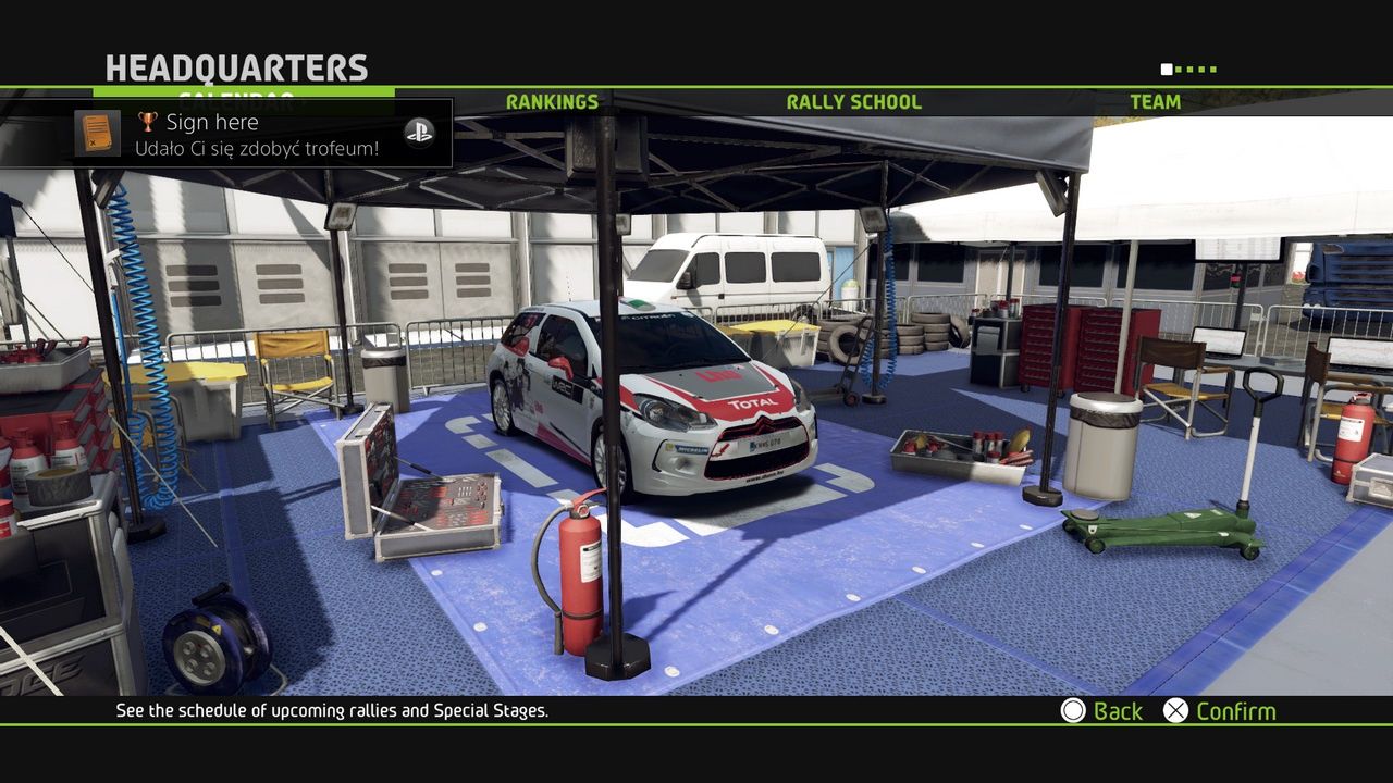 WRC 5 - baza i warsztat w jednym
