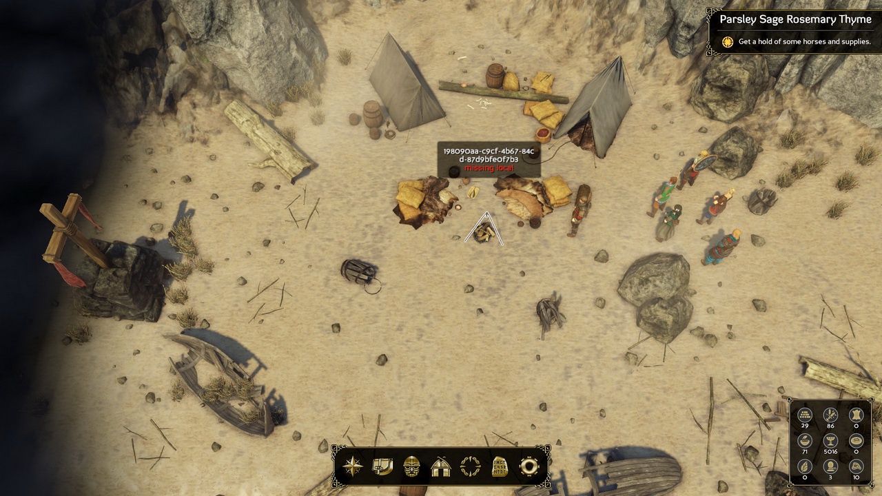 Expeditions: Viking – błąd wyświetlania tekstu