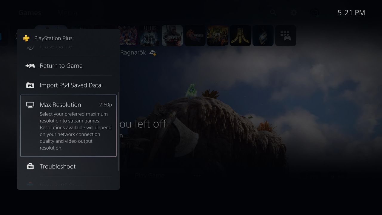 PlayStation Cloud Gaming