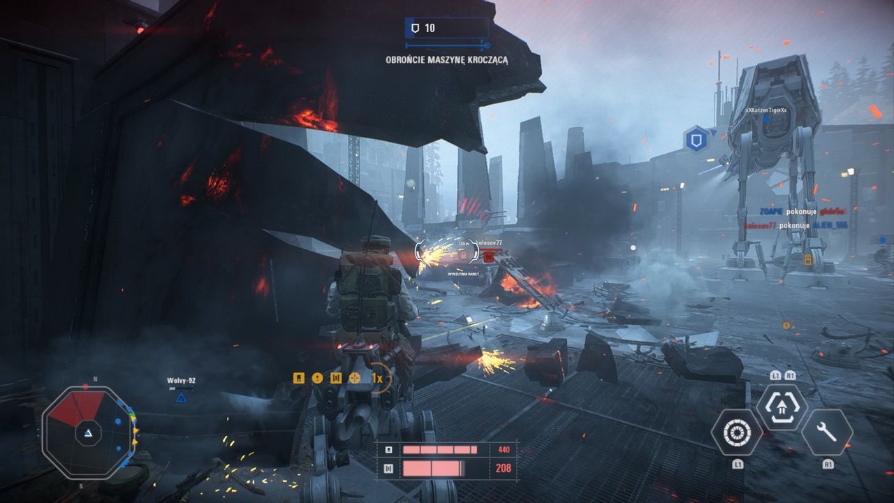 Star Wars: Battlefront II - obrona maszyny kroczącej