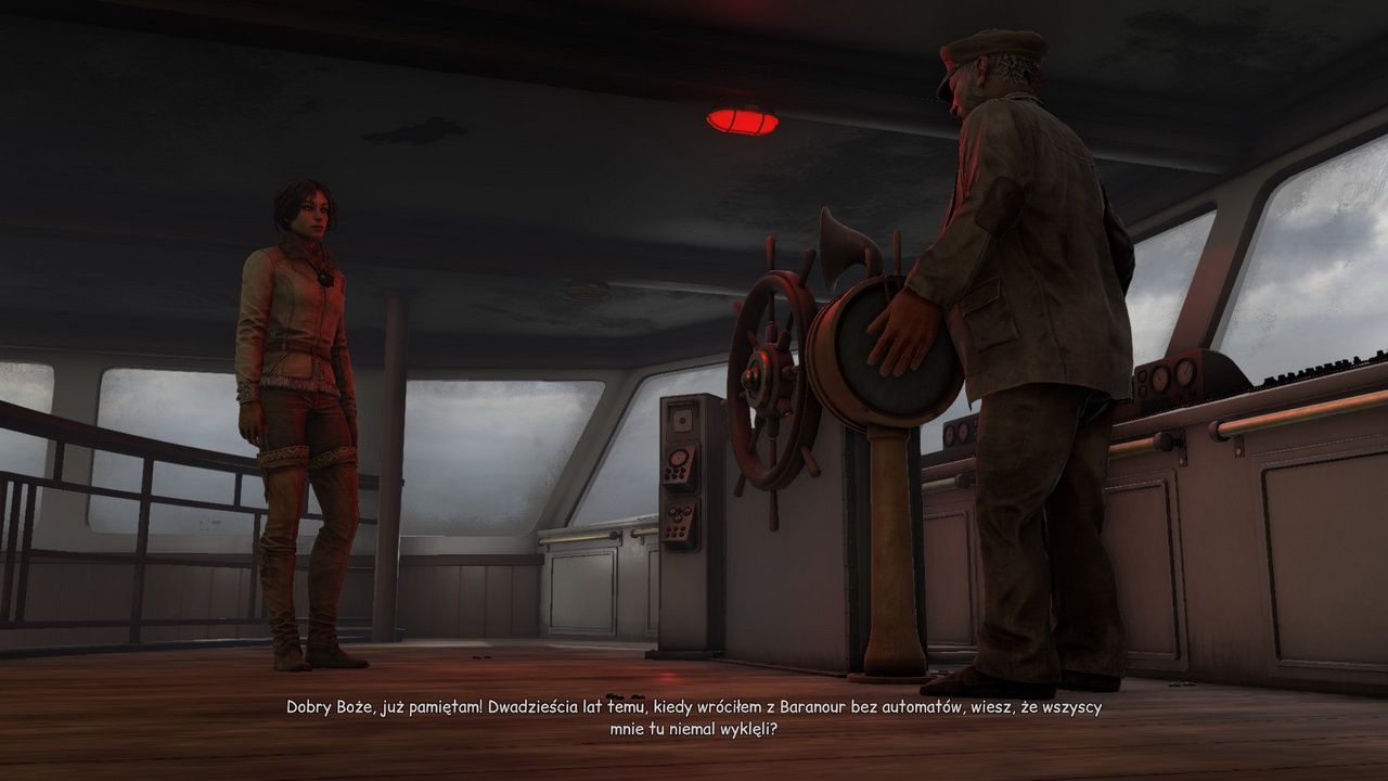 Syberia 3 - zagadka z kołem sterowym