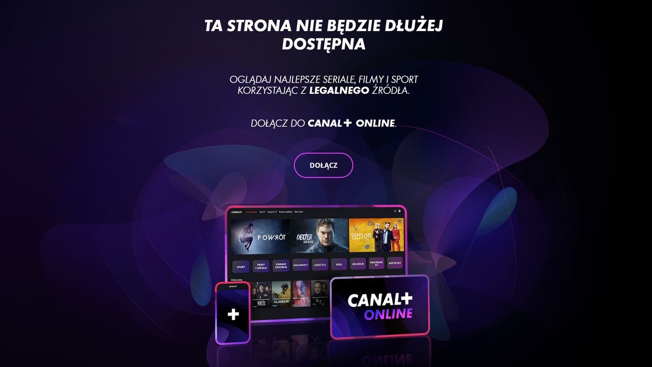 canal+ pod stroną darkw