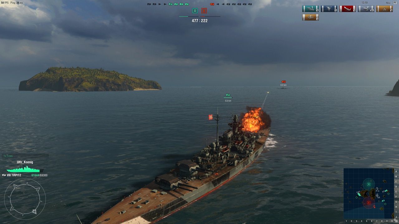World of Warships - starcie pancerników