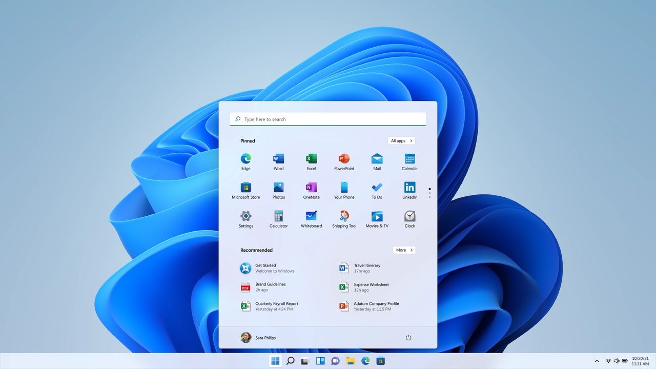 Windows 11 - start