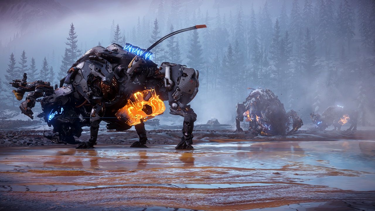 Horizon Zero Dawn: The Frozen Wilds - nowe rodzaje maszyn