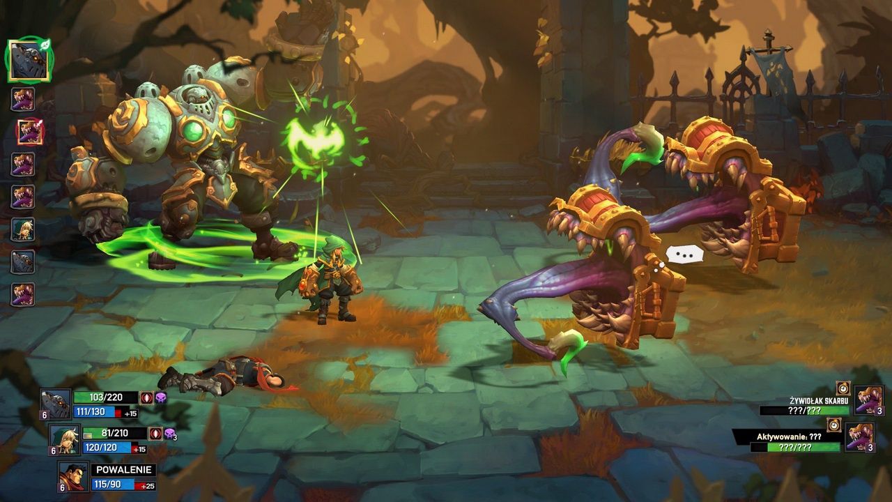 Battle Chasers: Nightwar - walka