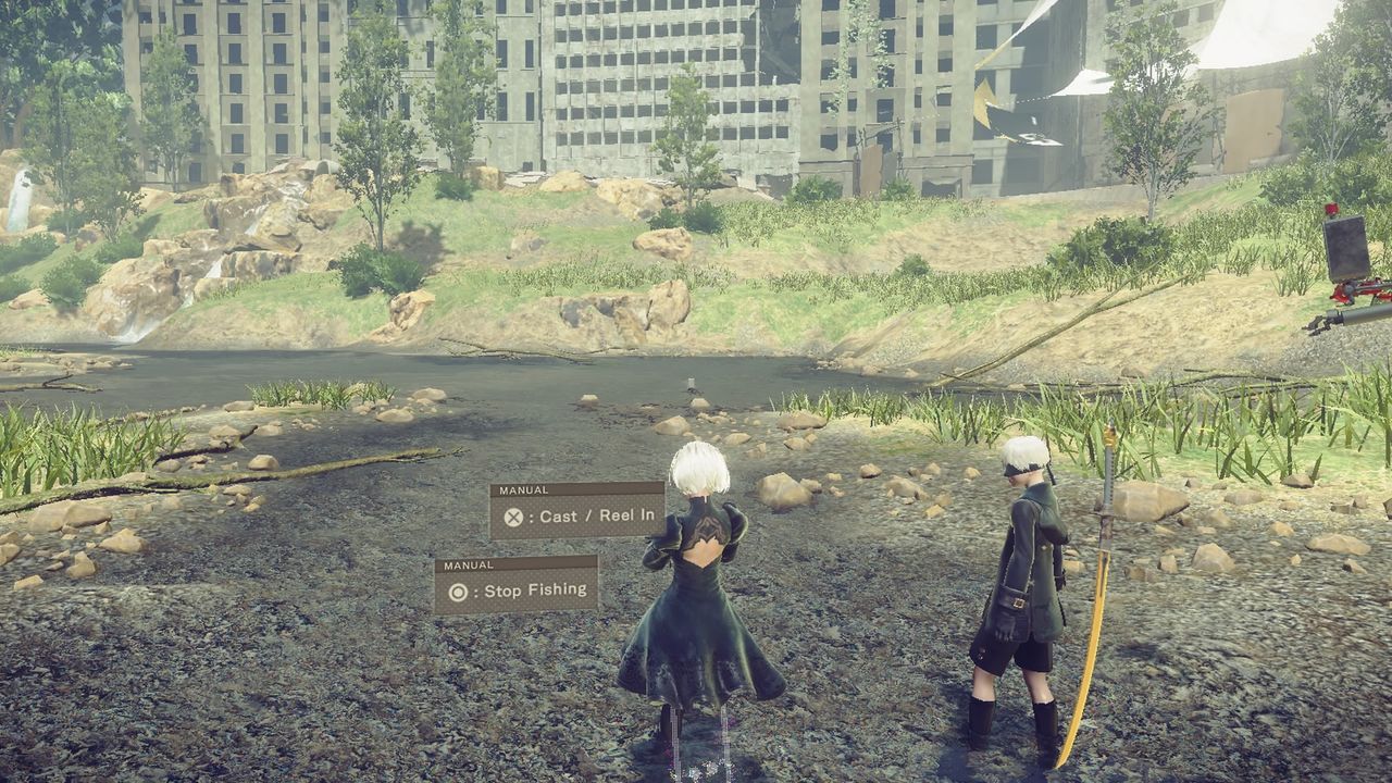 Nier: Automata - wędkowanie