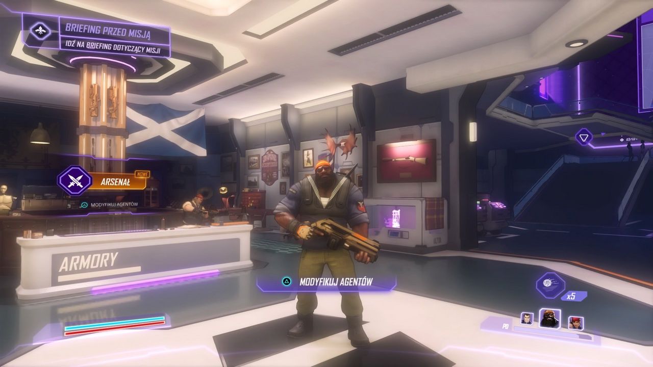 Agents of Mayhem - briefing przed misją