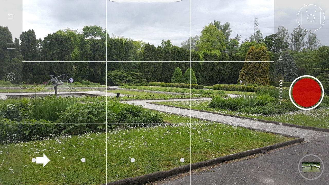 Feiyu-Tech Vimble C - ekran z włączoną funkcją panoramowania