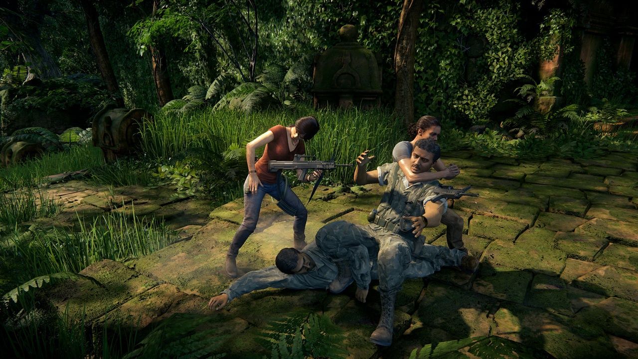 Uncharted: Zaginione Dziedzictwo - wspólne akcje z Nadine