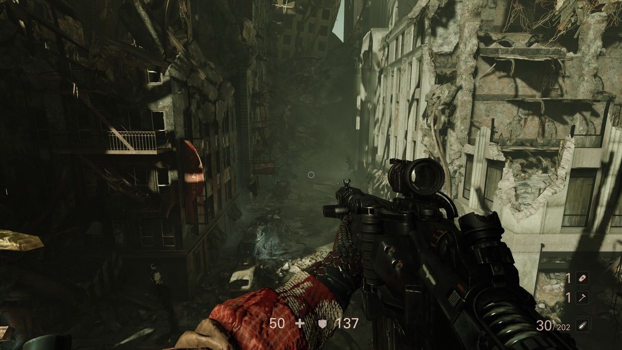 Wolfenstein II: The New Colossus - zniszczony Manhattan