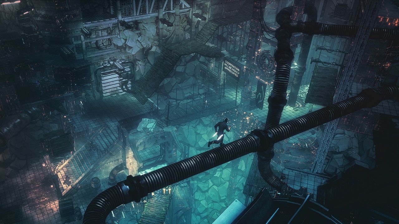 Seven: The Days Long Gone - przekradanie się w kopali