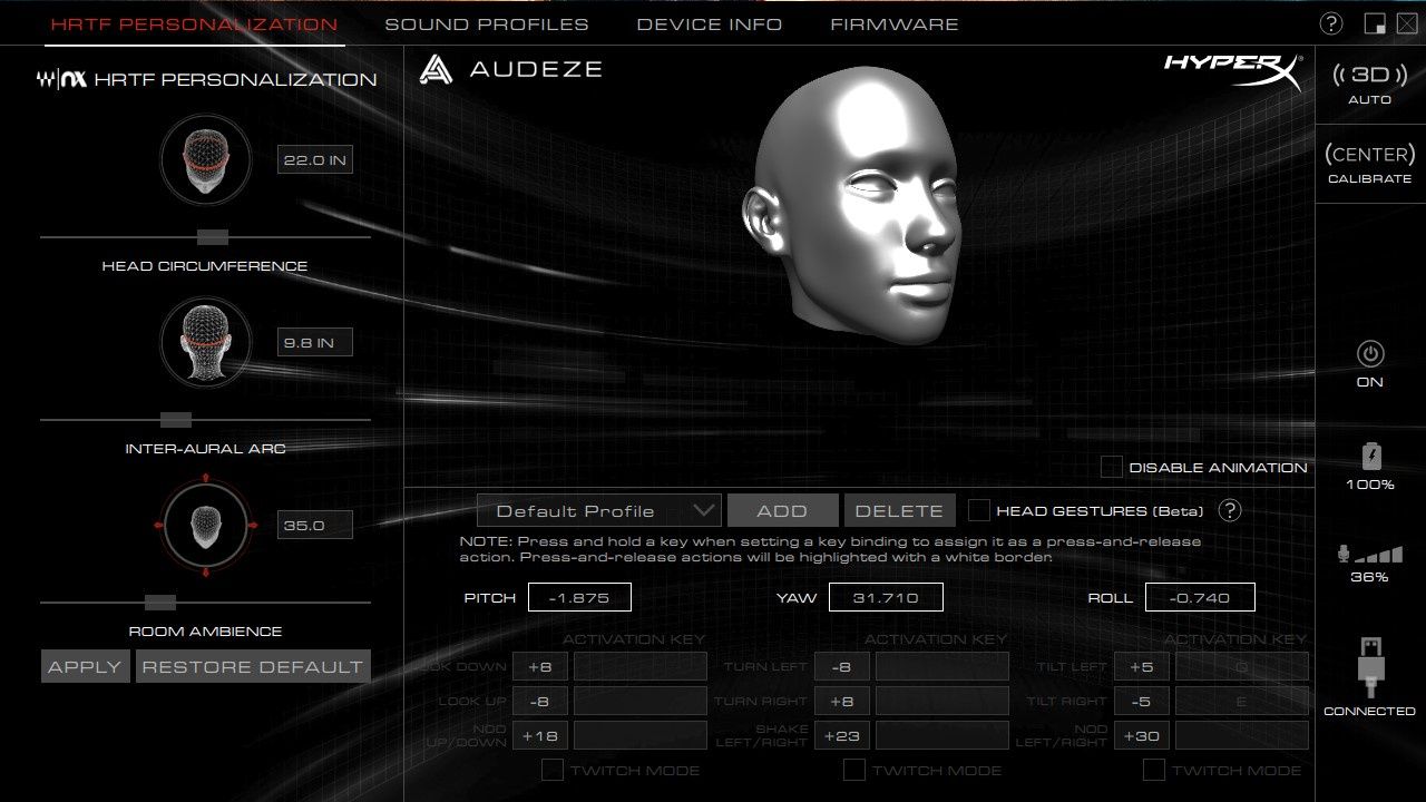 HyperX Cloud Orbit S App