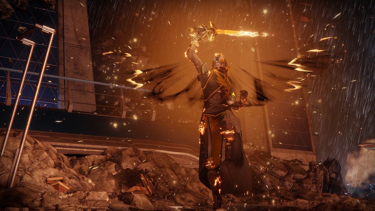 Destiny 2 - ognisty miecz czarownika