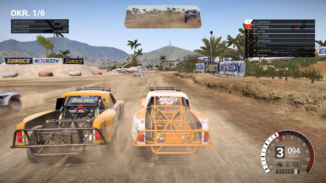 DiRT 4 - tryb Landrush