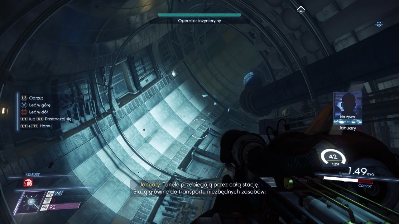 Prey - w stanie nieważkości