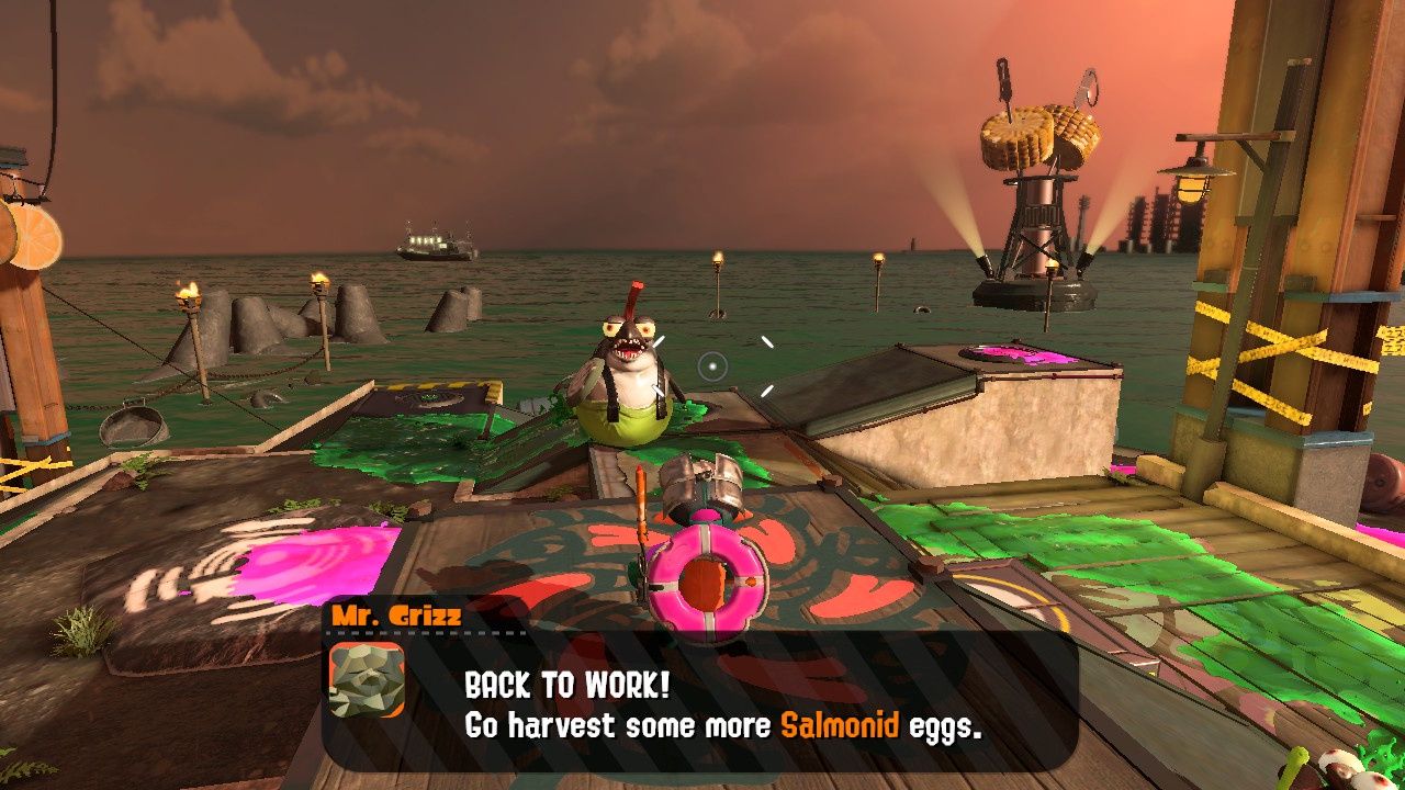 Splatoon 2 - tryb Salmon Run