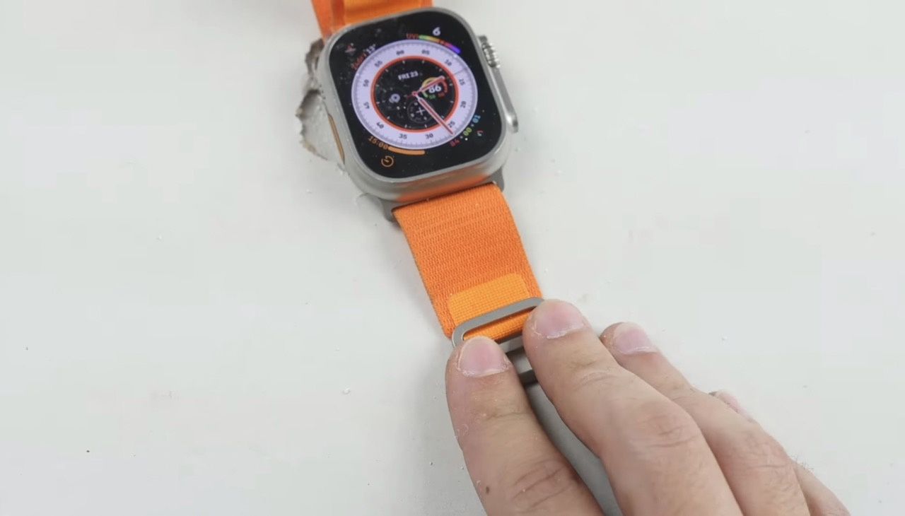 Apple Watch ultra uszkodzenia