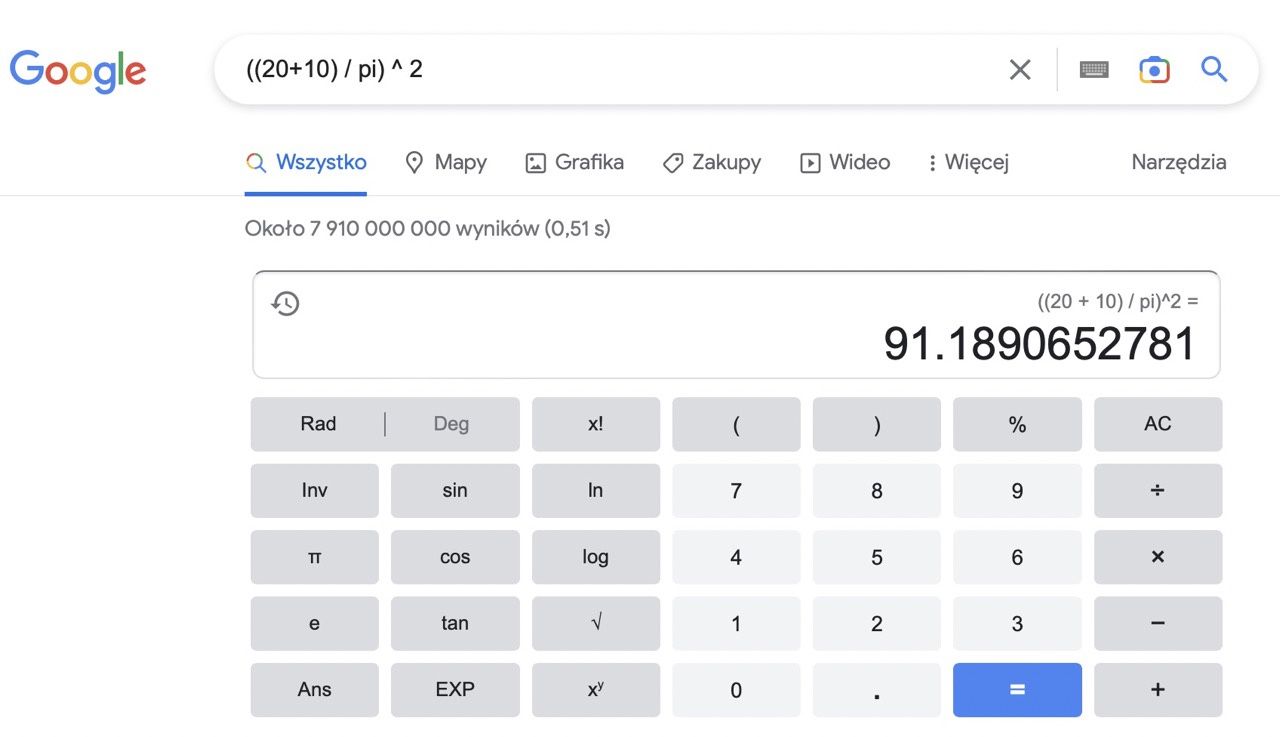 google kalkulator