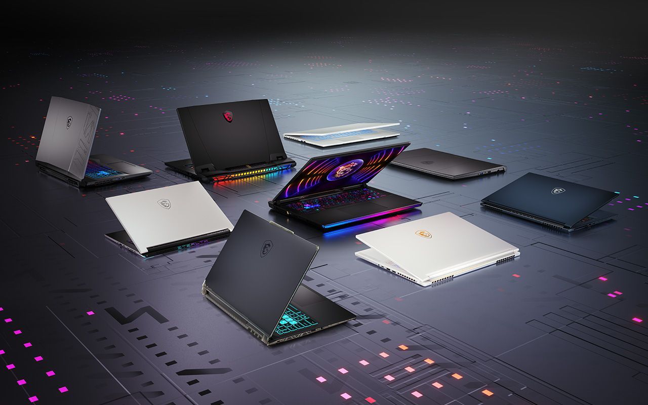 MSI - laptopy Titan, Raider i Vector