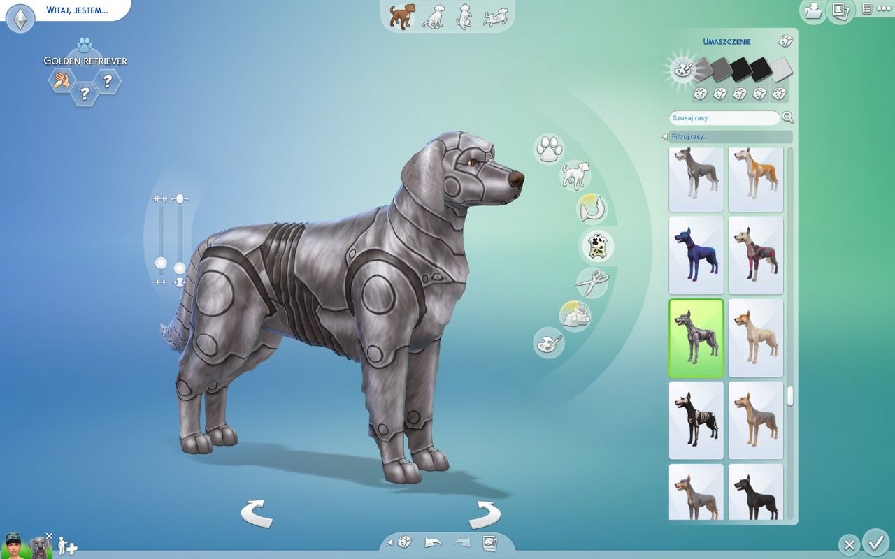 The Sims 4: Psy i koty - metalowe umaszczenie