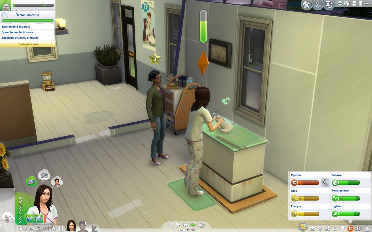 The Sims 4: Psy i koty - własna klinika weterynaryjna