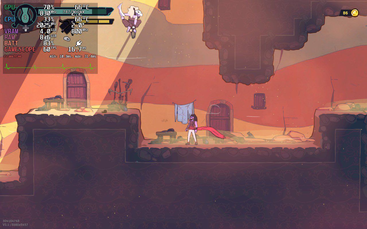 The Rogue Prince of Persia Steam Deck