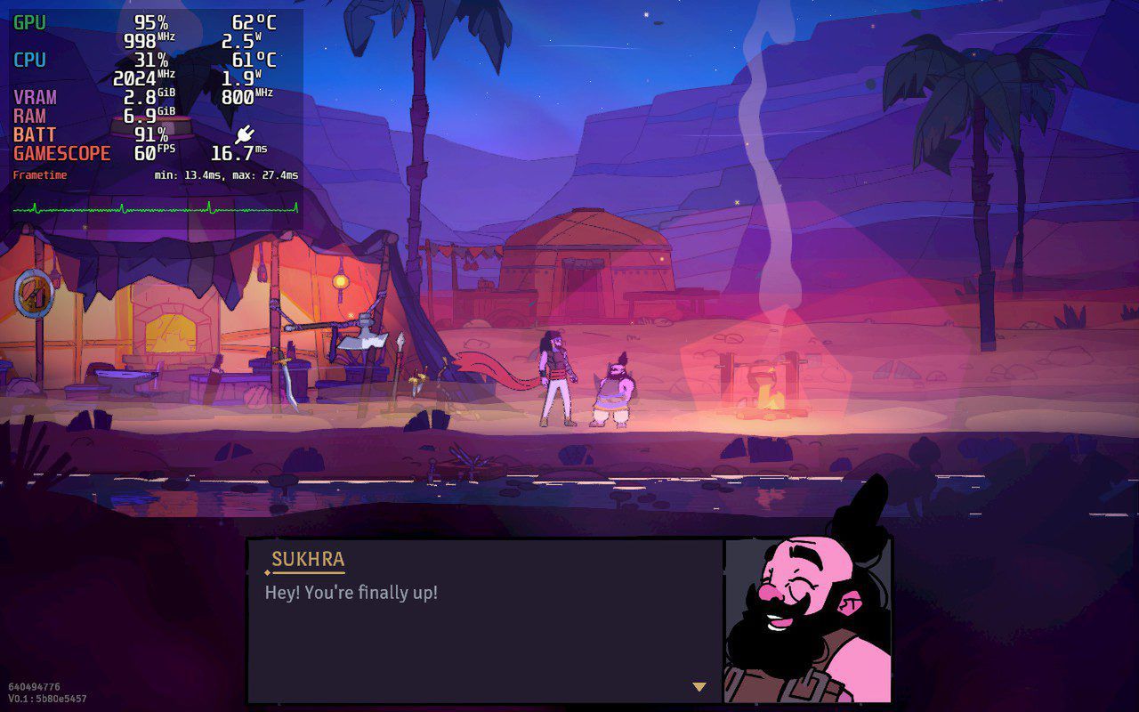 The Rogue Prince of Persia Steam Deck