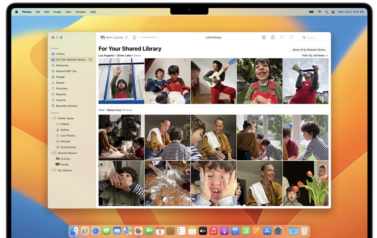 Udostępniania biblioteki zdjęć iCloud