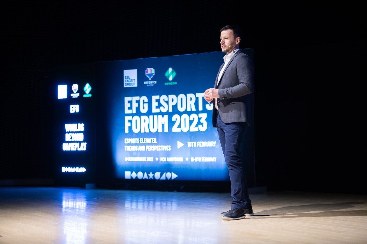 Aleksander Szlachetko na EFG Esports Forum