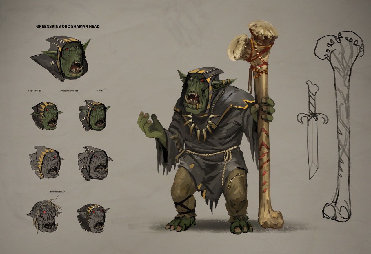 Total War: Warhammer - szkic koncepcyjny