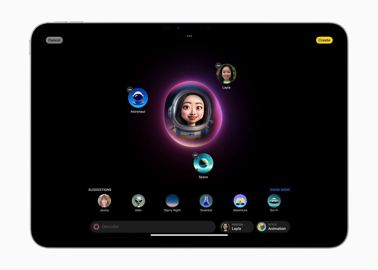apple intelligence Image Playground