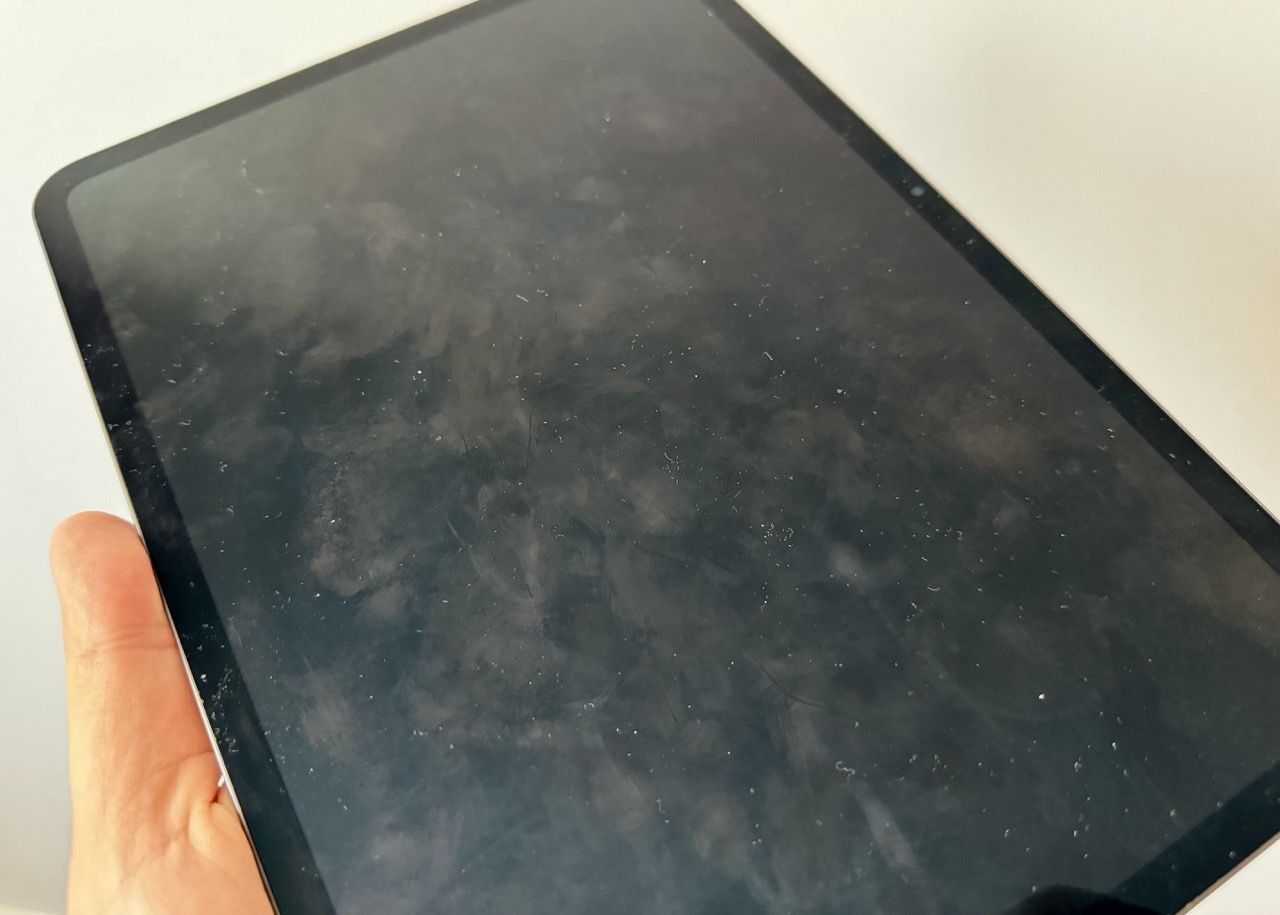 iPad Pro m4 powłoka oleofobowa