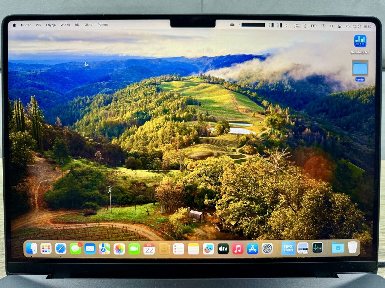 MacBook Pro m3 max wyświetlacz