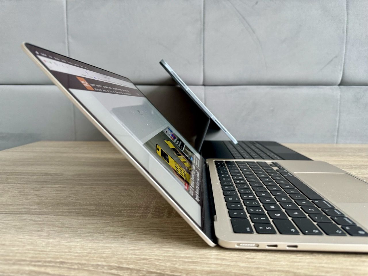 iPad Air i macbook