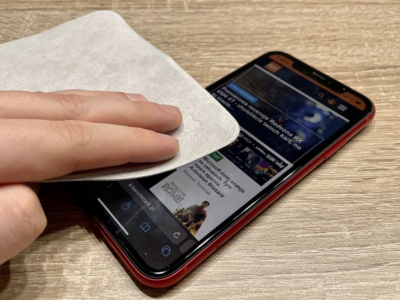 iPhone ekran