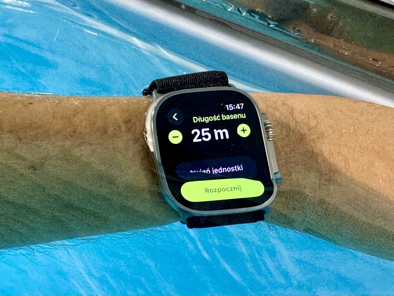 Apple Watch ultra 2 - pływanie